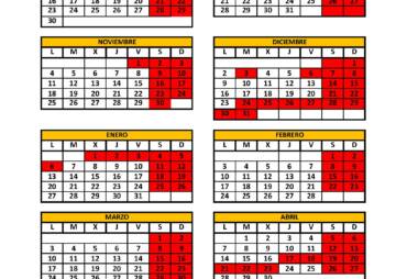 Calendario curso 24/25